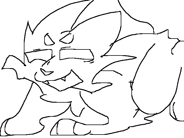 random warrior cat drawinf