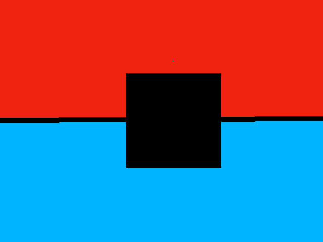 Blu and red