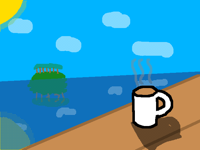 In the lake