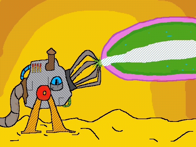 Desert death ray
