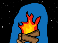 Burning CampFire