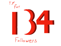 Thank you for 134 followers!
