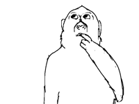 you comment, you get monkey think