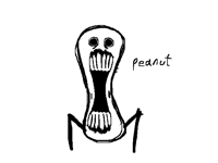 idk spooky peanut shaped monster