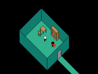 Amazing teal room