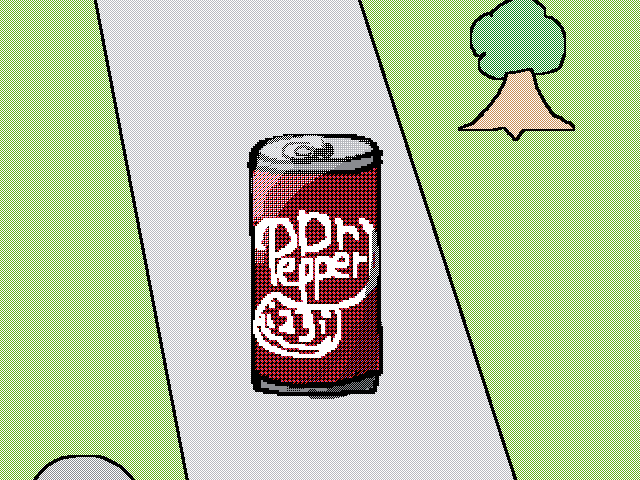 Dr pepper walk cycle