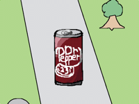 Dr pepper walk cycle