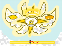 against an angel