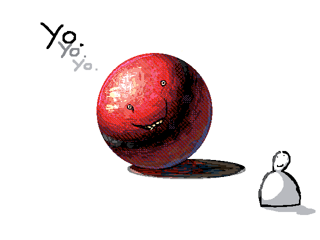 Red ball (third original)