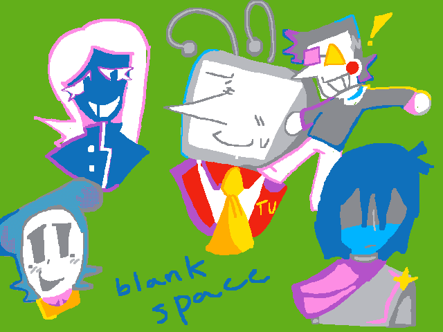 Deltarune doodles  but on budget