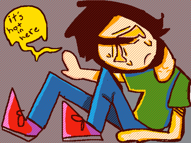 I feel I’m melting in stress.