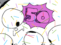 HAPPY 50 FOLLOWERS (actual drawinggg)