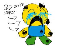 noob cry. draw