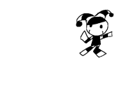 jevil deltarune but my oc’s idle