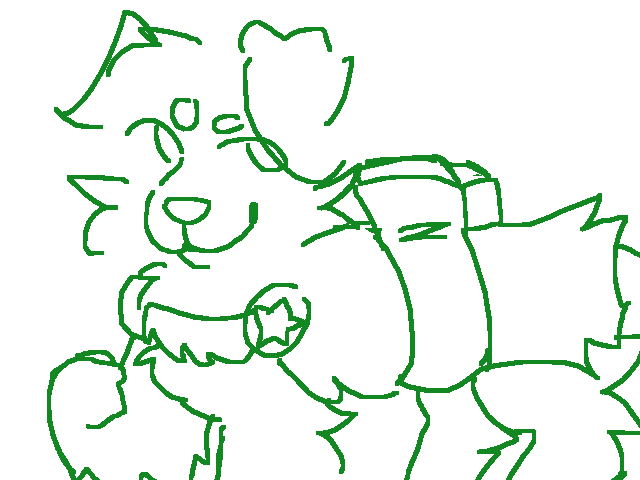 Working on a pebble cosplay for my dog 🐕 🪨
