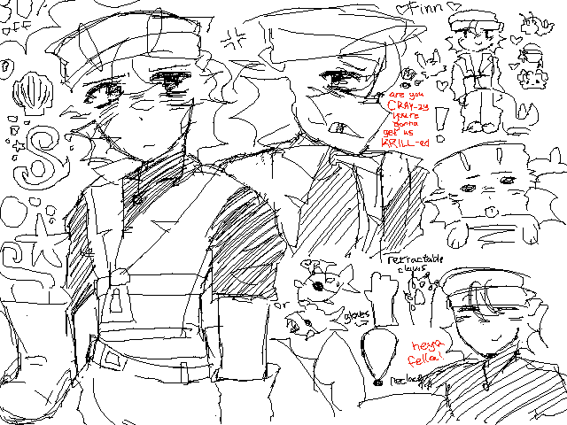 🌊🐟🦀⚓️🌅 Finn (pirate au)🪸🦑🪼🐚