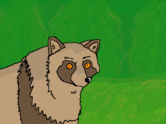 Pom poko raccoon