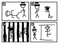 Salem witch trials storyboard