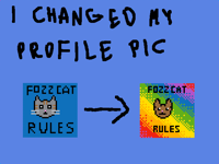 I changed my profile pic