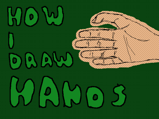 How to draw hands