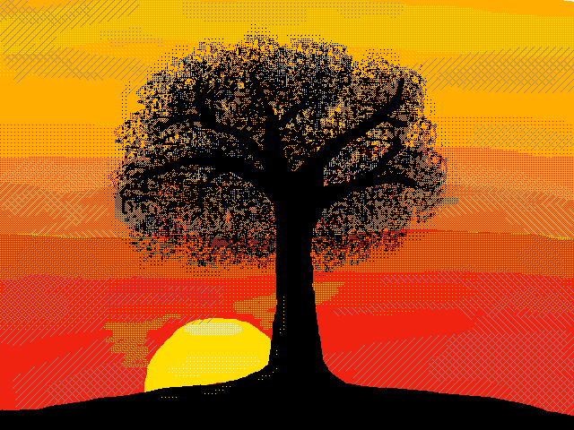 Sakura sunset