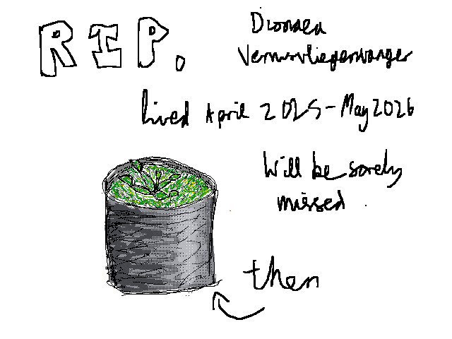 My flytrap died.