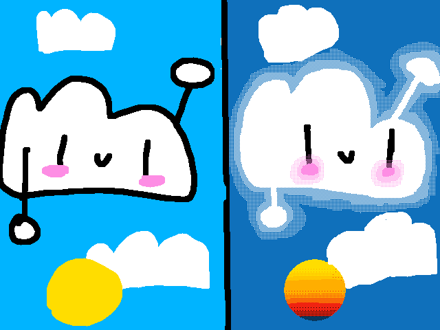 Draw cloudy in YOUR style!