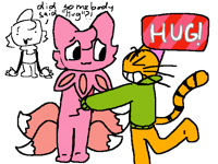 @car (fanart for the 2 dandy’s world silly ocs