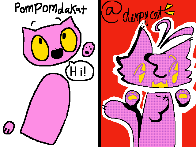 Collab draw my OC in your style!@pompomdakat