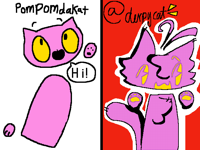 Collab draw my OC in your style!@pompomdakat
