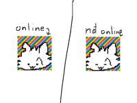 Pfp when online and not online