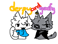 I drew the 2 silly whit appolpen (horrible