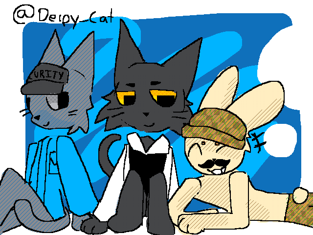 GAAAY (secret agent x barney x security)