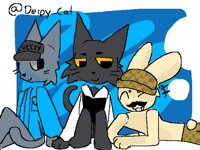 GAAAY (secret agent x barney x security)