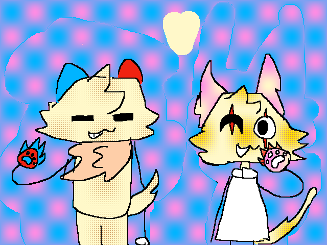 puppy @G00B and kitty @scraps :3