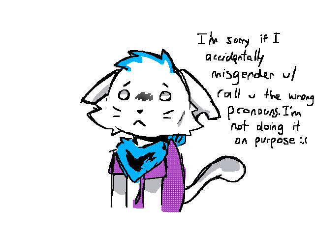 i suck w/ pronouns