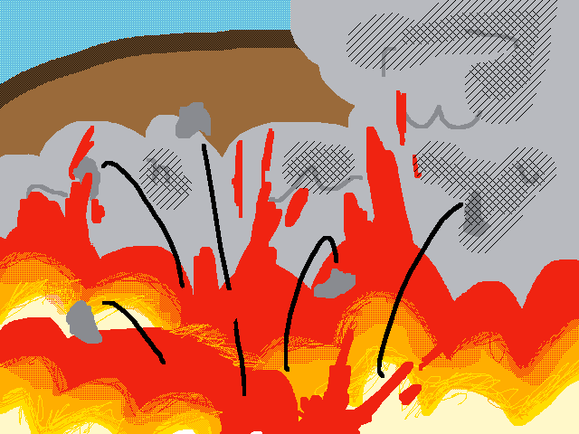 This is supposed to be a volcano