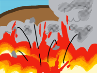 This is supposed to be a volcano