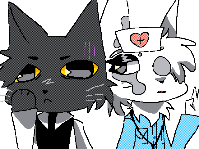 secret agent and head nurse (rushed)