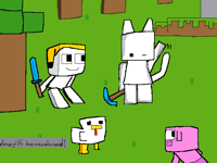 Minecraft collab!!