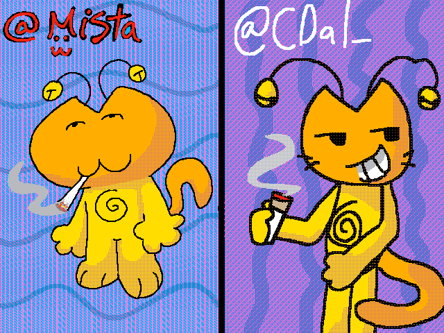 Draw jingle kitty in your style