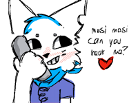 mosi mosi can u hear me?