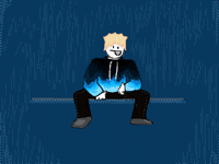 I drew my friend because he is funny