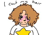 I cut my hair