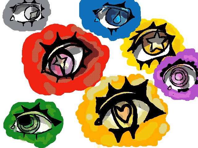 Rainbow eyes
