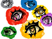 Rainbow eyes