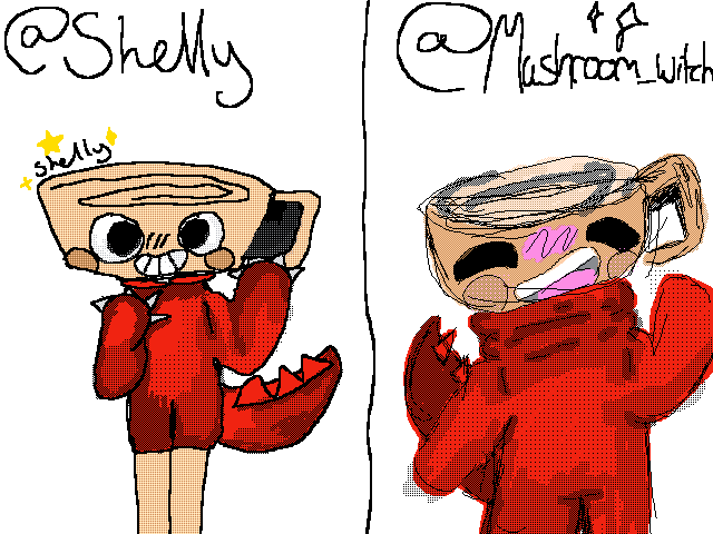 Draw Shelly dinosaur in ur style!