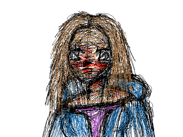 Scribble monster