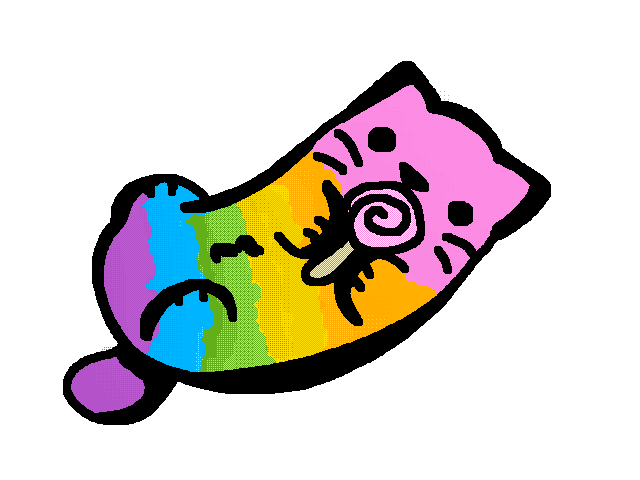 Jelly bean cat