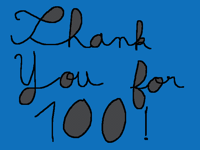 100 subscribers (thanks)